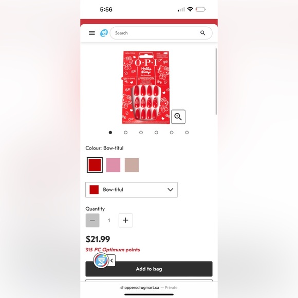 4-OPI Xpression Press on Nails- including exclusive hello kitty design - Picture 2 of 5